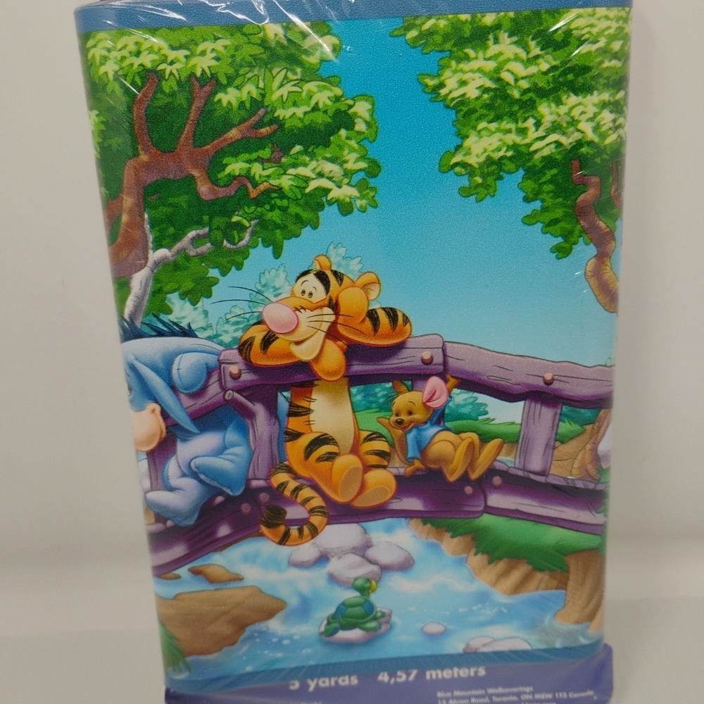 Winnie The Pooh Self Stick Wall Border‎ Disney Imperial 2 Packs 5 Yards See Note - Picture 2 of 8